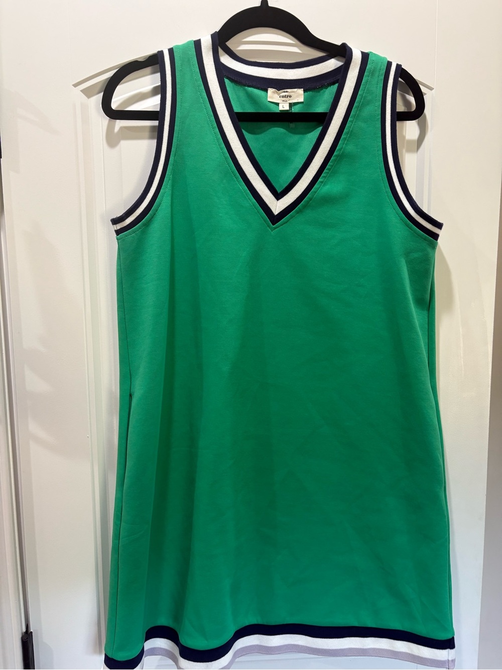 Kids Green V-Neck Top